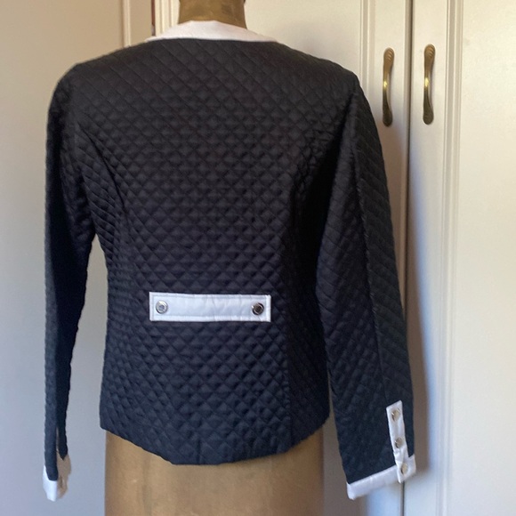 LAUNDRY BY SHELLI SEGAL Quilted JACKET Sz L - Picture 3 of 16